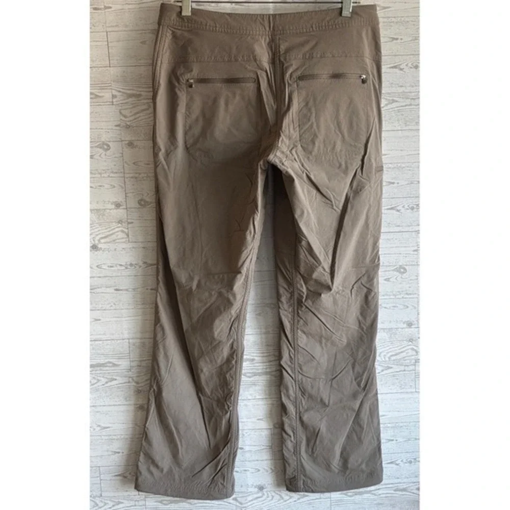 LL Bean Comfort Trail Pants Lined Ash Brown hiking camping cabin 31